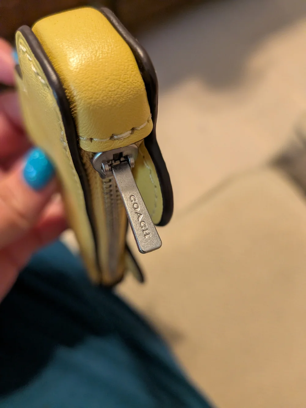 Coach Taxi Coin Pouch Bag Charm